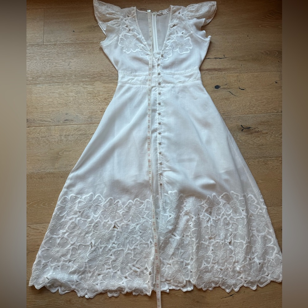 Veronica Beard White Maxi Dress (professionally altered) - Picture 10 of 15